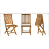 Chaise en teck massif, OPIO