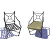 Fauteuil repas en aluminium, MELBOURNE