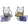 Fauteuil repas pivotant en aluminium, MELBOURNE